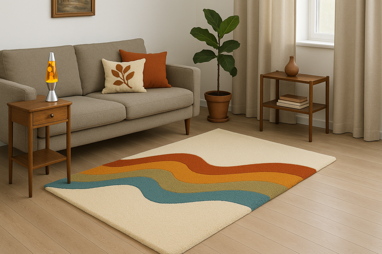 Coastline Wave Rug