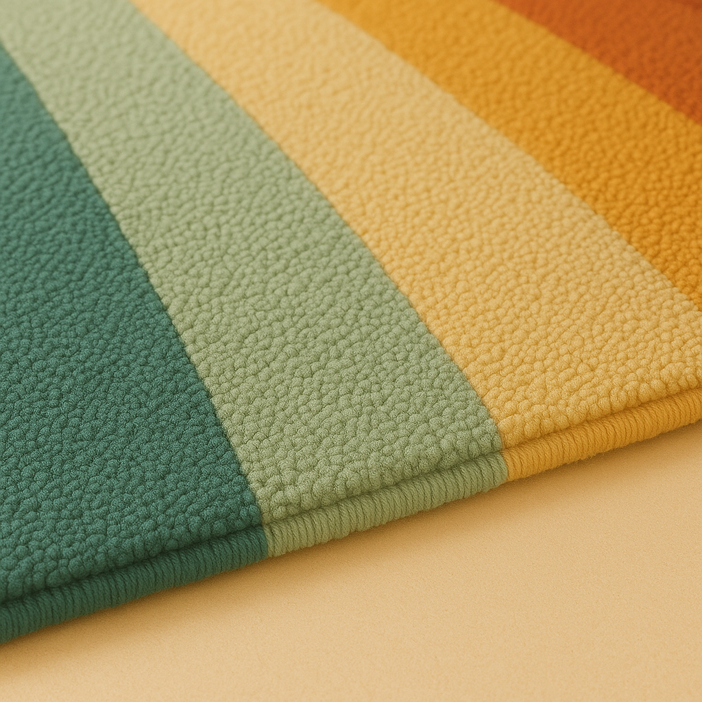 Corner Rainbow – Retro Rug