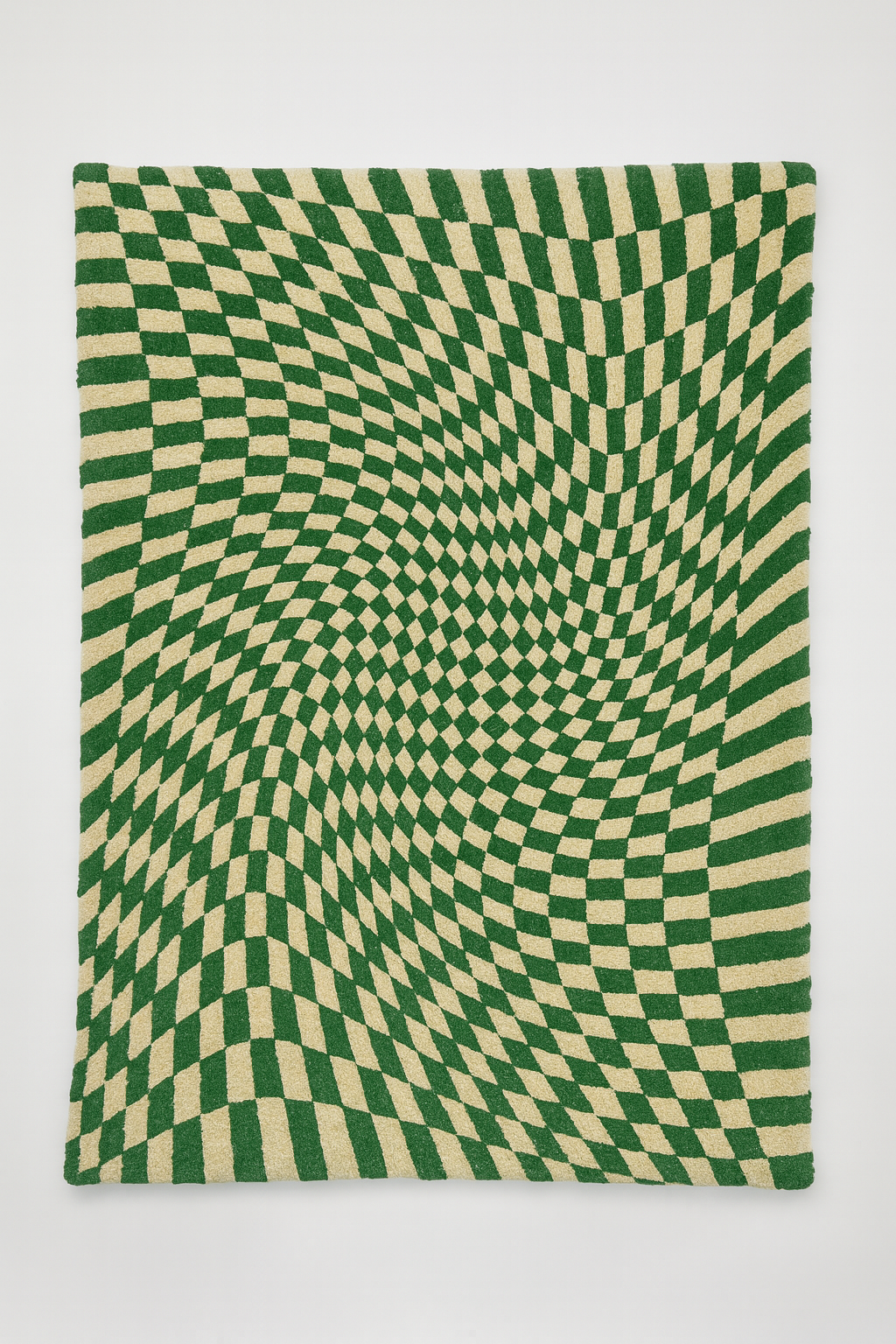 Warped Checkers – Retro Rug