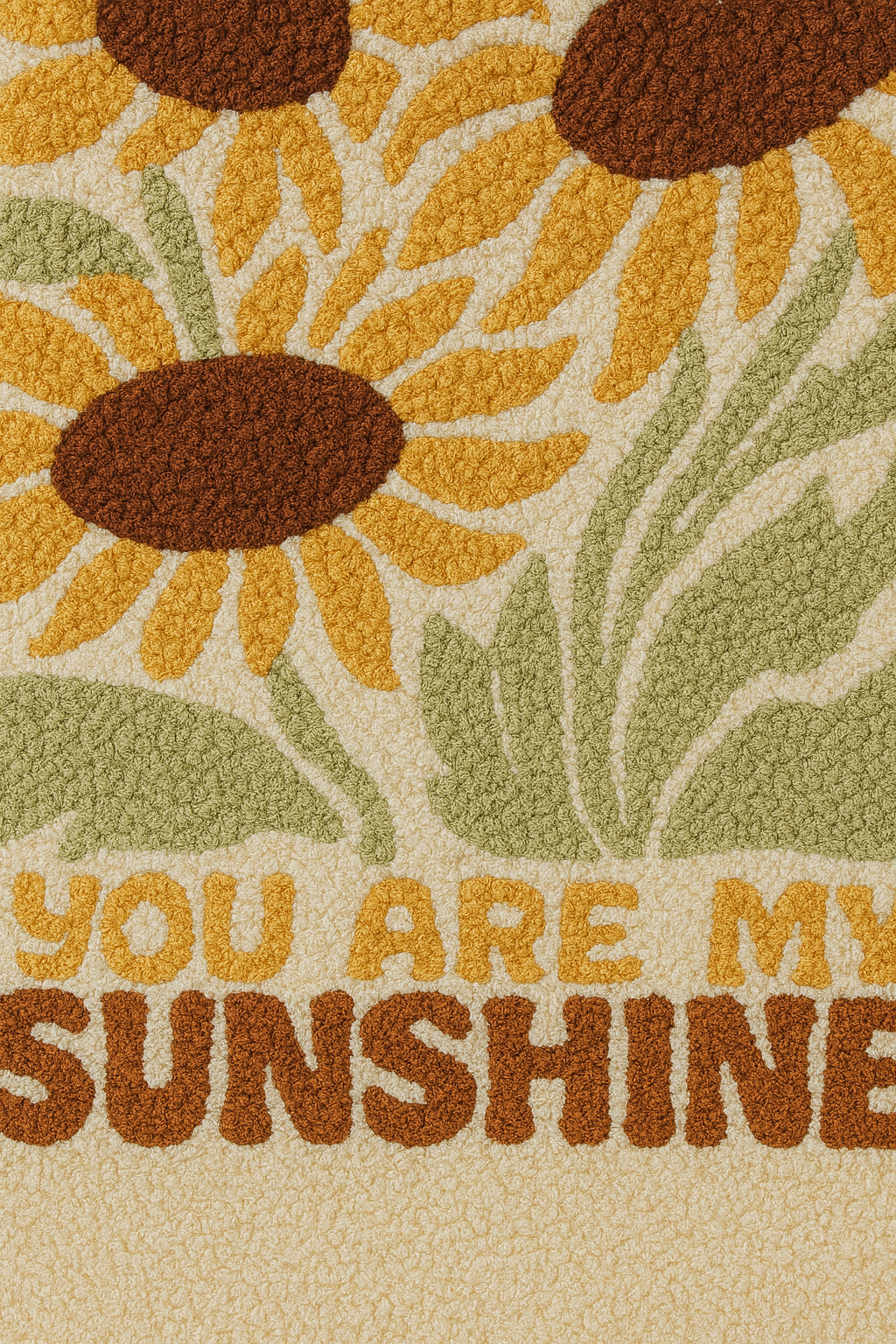 Sunflower Sunshine – Retro Rug