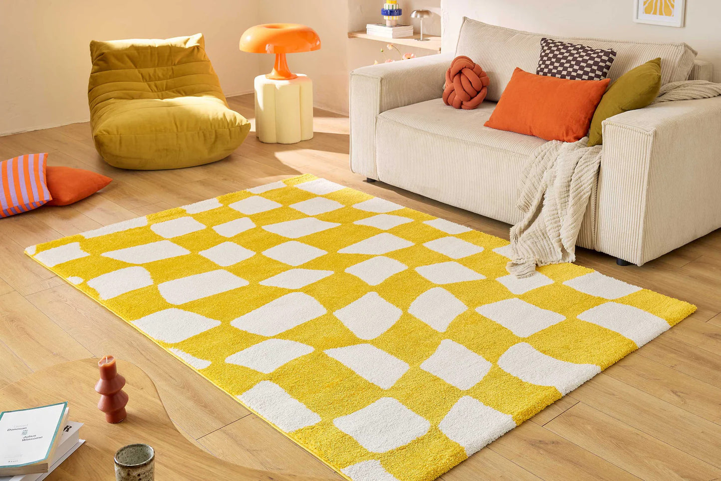 Yellow Blaze Rug