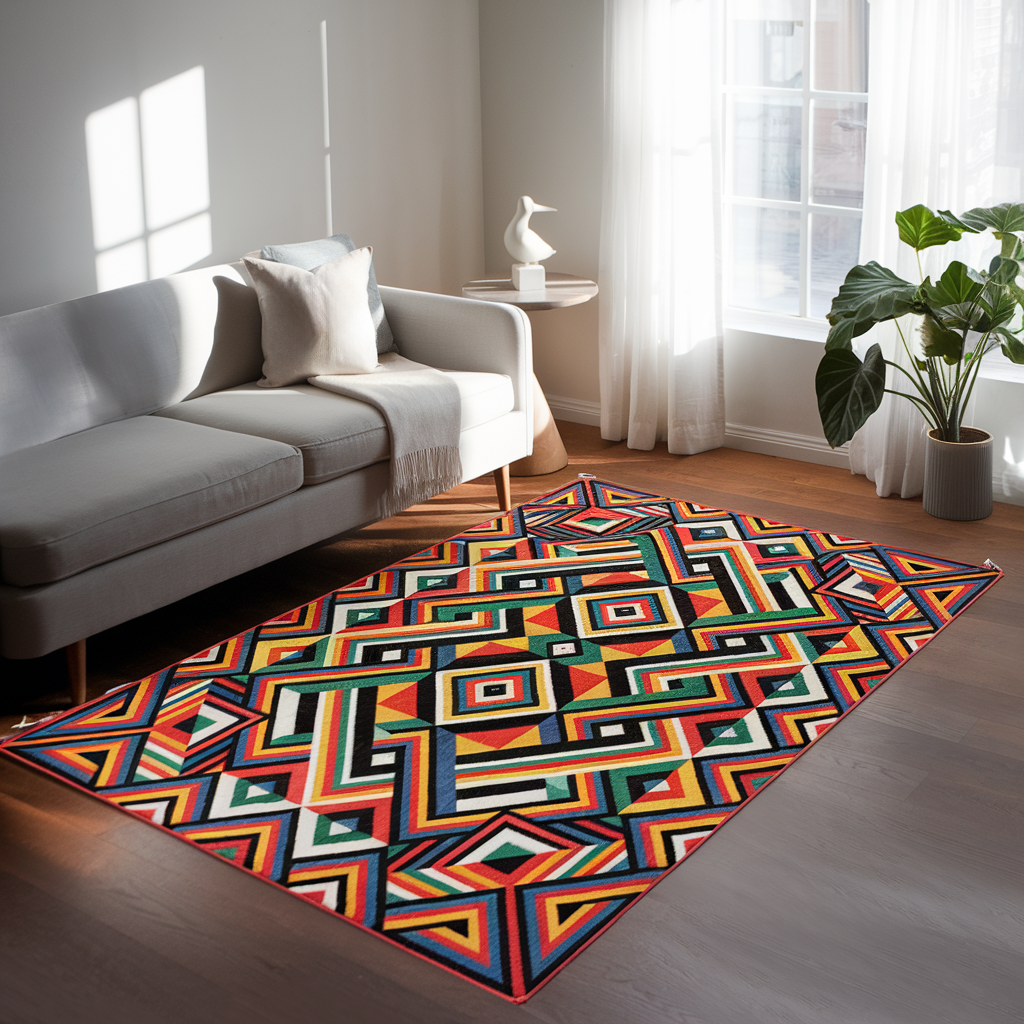 Prism Geometry Rug