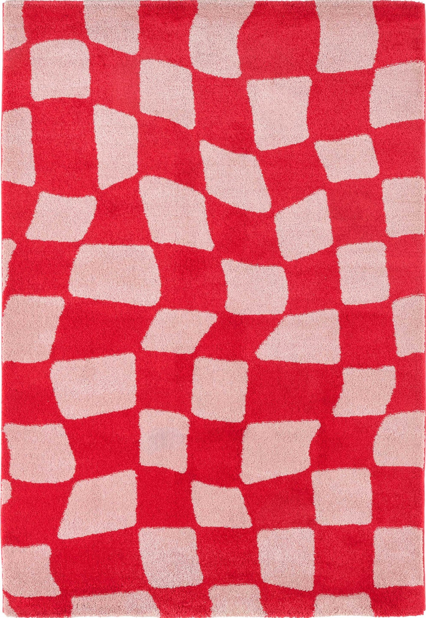 Scarlet Checkered Rug