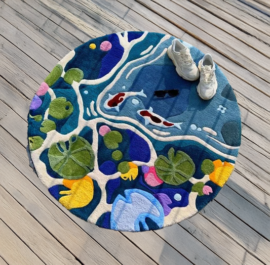 Koi Pond Harmony Rug