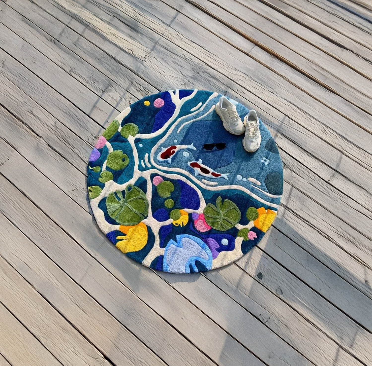 Koi Pond Harmony Rug