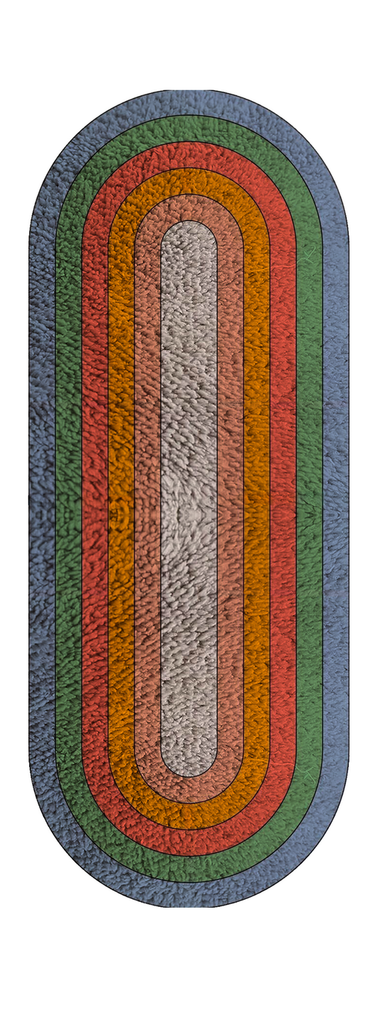 Retro Rainbow Rug