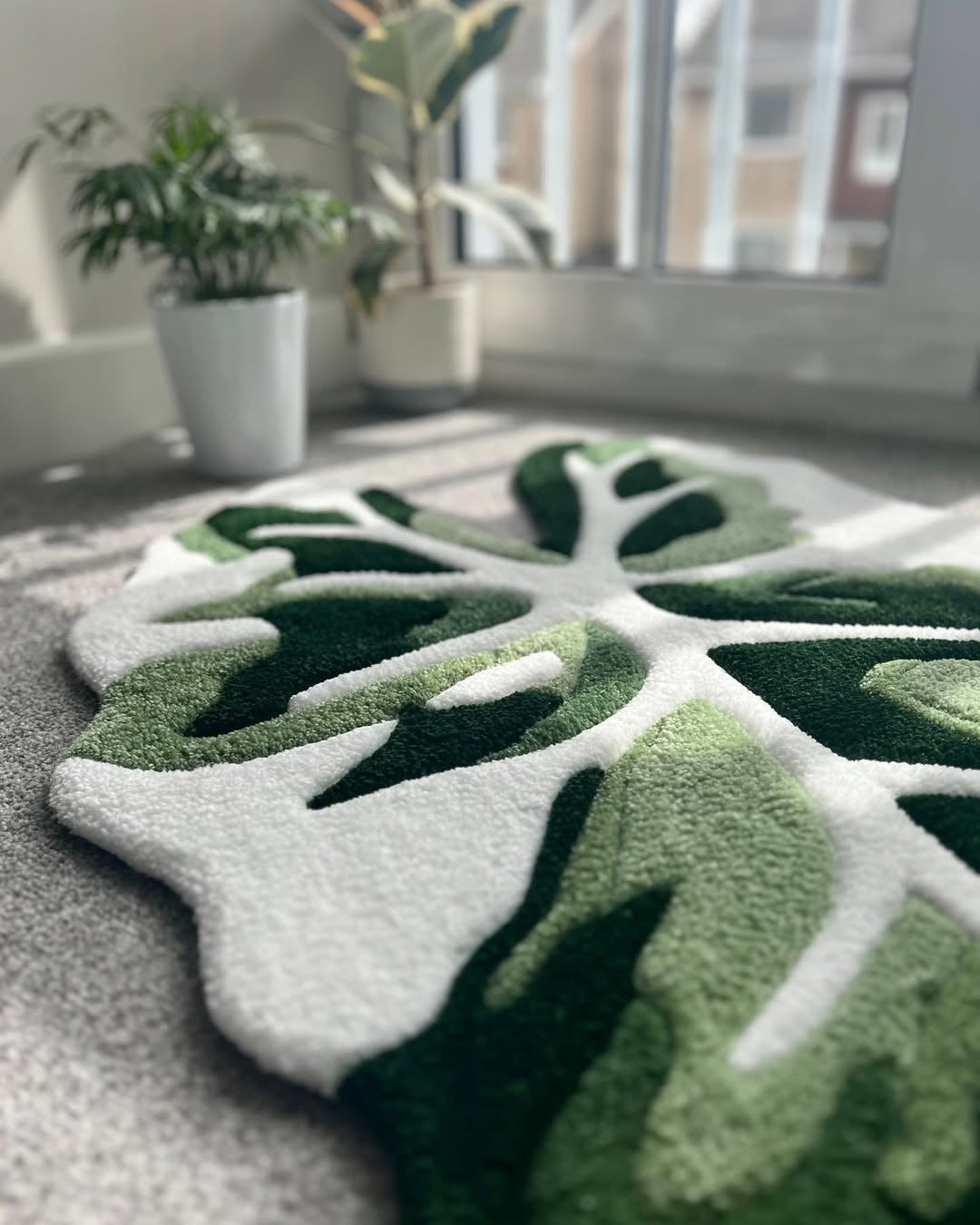 Tropical Elegance Monstera Rug